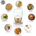 thumbnail image 5 of Rice Cooker 2.5 Cups Uncooked, Healthy Ceramic Coating Portable Rice Maker for 1-3 People, 5 of 6