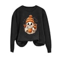 thumbnail image 6 of Aboser Womens Halloween Graphic Pullover Sweatshirt Cute Pumpkin Shirts Chic Clothes Soft Long Sleeve Crewneck Sweatshirts, 6 of 6