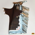 thumbnail image 6 of Hilason Handmade Genuine Leather Chaps Adult Handtooled Rodeo Bull Riding, 6 of 6
