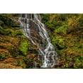thumbnail image 2 of OBrien, Jay 32x23 White Modern Wood Framed Museum Art Print Titled - North Carolina, Brevard Waterfall in DuPont SF, 2 of 4