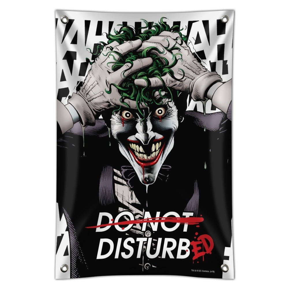 The Joker Picture Metal Tin Sign DC Comic Movie Villian Poster Room Decor Gift