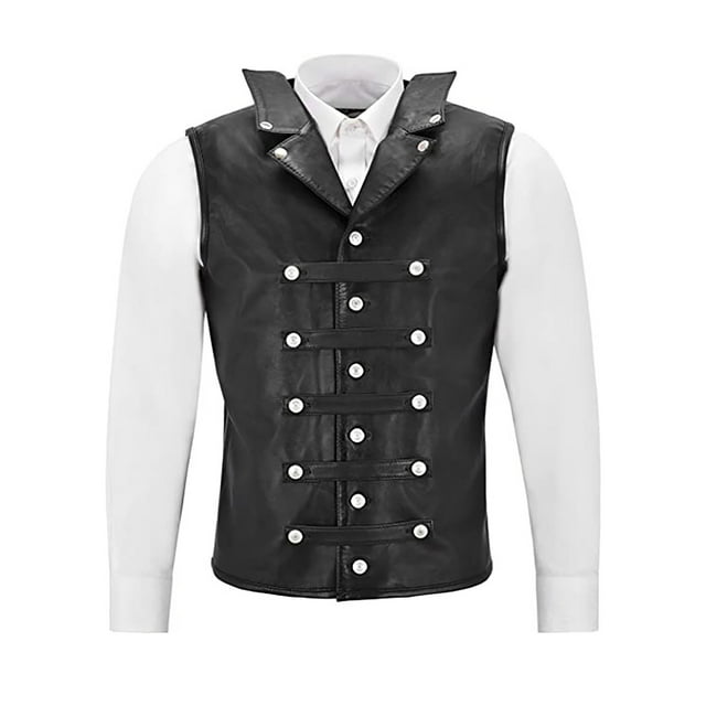 LOVZFMLL Jackets for Men Sleeveless Retro Waistcoat Outdoors Zipper Pockets Fallow Sports Coat