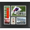 Buffalo Bills Team Logo Framed 15" x 17" Collage with Game-Used Football