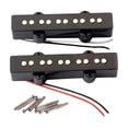 thumbnail image 4 of Soimiss Bass Guitar Pickup Metal Black for Jazz Guitar Parts Open Style 2Pack, 4 of 8