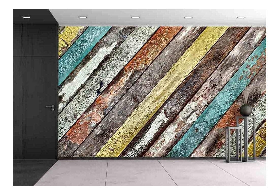 Wall26 Wood Background Removable Wall Mural SelfAdhesive Large Wallpaper 66x96 inches