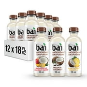 Bai Coconut Flavored Water, Cocofusions Variety Pack Iii - 6 Of Molokai Coconut, 3 Each Of Madagascar Coconut Mango, Puna Coconut Pineapple (Assorted Flavors)18 Fl Oz (Pack Of 12)