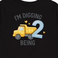 thumbnail image 4 of Inktastic I'm Digging Being 2 Birthday Truck Boys or Girls Long Sleeve Toddler T-Shirt, 4 of 5