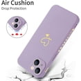 thumbnail image 4 of Compatible with iPhone 13 Case for Women Men Heart Design Soft TPU Slim Protective Phone Case for iPhone 13 6.1" (Lavender), 4 of 11