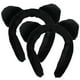 thumbnail image 1 of Diademas con orejas de coche, diadema de felpa para lavado de cara, diadema para el cuidado de la piel, 2 uds., 1 of 5