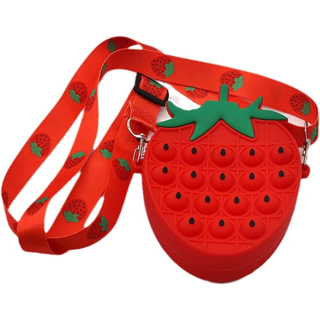 Bandolera HUOGUO It de silicona con dibujos animados de unicornio para niñas