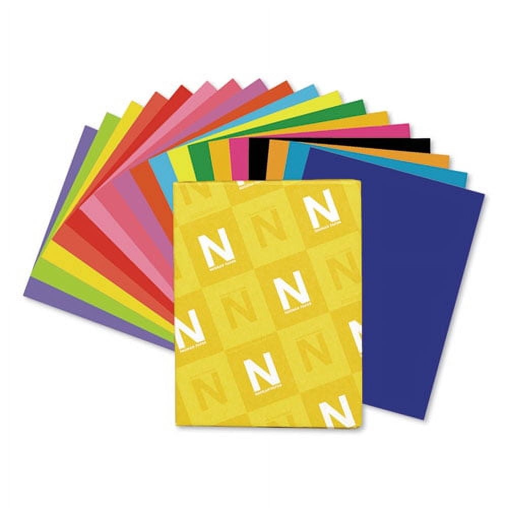Color Cardstock, 65 Lb, 8.5 X 11, Eclipse Black, 100/pack | Bundle of 2 Packs