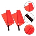 thumbnail image 2 of SHISUYAN 2pcs Match Flag Traffic Signal Flags Referee Warning Signal Flags Waving Flags, 2 of 9