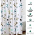 thumbnail image 3 of Anti-Mildew Shower Curtain - Extra Long Shower Curtain with U-Hooks, Anti-Bacterial, Waterproof - L180*H200, 3 of 5
