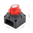 thumbnail image 4 of Battery Waterproof Switch Car Van Truck Boat Heavy Duty Battery Power Disconnect Rotary Isolator, 4 of 9