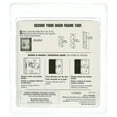 thumbnail image 6 of 1-3/8 in. x 4-1/2 in. Thick Stainless Steel Lock and Door Reinforcer, 2-1/8 in. Single Bore, 2-3/8 in. Backset, 6 of 7