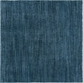 thumbnail image 2 of Rugs.com Jill Zarin Shaggy Chic Collection Rug – 6' 5 Square Blueberry Blue Shag Rug Perfect For Living Rooms, Kitchens, Entryways, 2 of 9