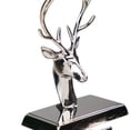 thumbnail image 6 of Northlight 8" Shiny Silver Deer Head Christmas Stocking Holder, 6 of 7