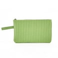 thumbnail image 1 of cable de datos de paquete rojo, billetera móvil cero, bolsa de maquillaje portátil, bolsa de almacenamiento con cremallera multifuncional Verde claro, 1 of 5