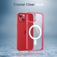 thumbnail image 5 of JETech Magnetic Case for iPhone 13 Mini 5.4-Inch Compatible with MagSafe Wireless Charging, Shockproof Phone Bumper Cover, Anti-Scratch Clear Back (Red), 5 of 7