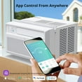 thumbnail image 3 of Soonbuy 8000 BTU Inverter Air Conditioner,Cooling 450 Sq.Ft, Remote/App Control,24H Timer, White, 3 of 7