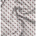 thumbnail image 1 of Soimoi Red Cotton Jersey Fabric Paisleys Paisley Print Fabric by the Yard 58 Inch Wide, 1 of 6