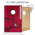 thumbnail image 4 of YouTheFan NCAA Arkansas Razorbacks 2' x 3' Cornhole Game, 4 of 6