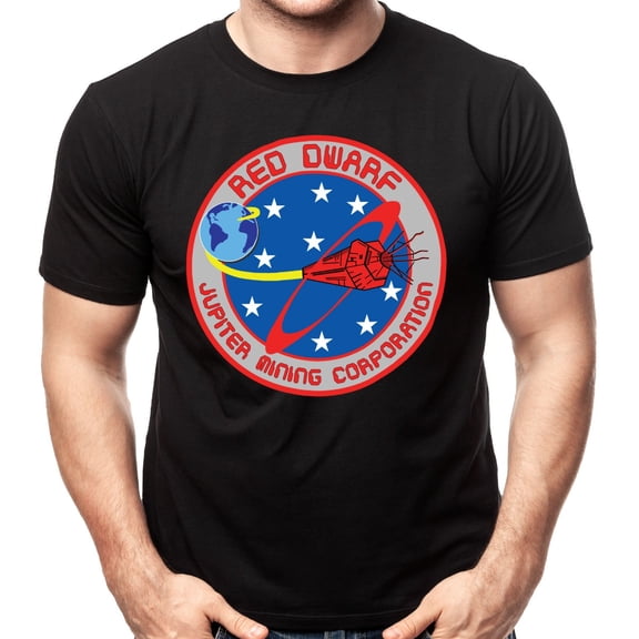 Red Dwarf Logo Adult Shirt-XXL