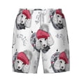 thumbnail image 5 of Rocae Cute Poodle Dog for Men's Swim Trunks Quick Dry With Two Side Pockets and One Lined Patch Pocket3X-Large, 5 of 9