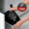 thumbnail image 4 of PAMI Trash Bags 33 Gallon – 33 Gallon Trash Bags Drawstring, Large Scent-Free Black Trash Liners, 60 Pack, Heavy-Duty Outdoor Garbage Bags, 4 of 5