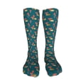 thumbnail image 5 of Kdxio Frog and Mushrooms Funny Silky Novelty Funky Long Knee High Socks Soft 3D Print Cosplay Crazy Stockings for Men Women, 5 of 8
