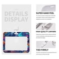 thumbnail image 4 of Zufioo Underwater Turtle Dolphin Octopus Print Work Badge Protective Case, Waterproof Lanyard, Badge Transparent Clip, Suitable for Induction Card Badge Swipe Credit Card, 4 of 7