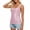 Pink, variant on KHONTS Women's Summer Fashion Sequin Tanks Tops Sparkle Slim Fit Camisole Sleeveless Vest Lightweight Shimmer Tunic Tops Pink XL
