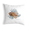 thumbnail image 1 of Betsy Drake KS093 Serviette d'Invité Lion Poisson 12 x 12 Po. Petit Oreiller Sans Cordon, 1 of 1