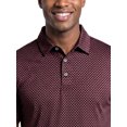 thumbnail image 4 of Ben Hogan Performance Men's & Big Men's Herringbone Print Short Sleeve Golf Polo Shirt, up to 5XL, 4 of 8