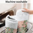 thumbnail image 4 of Pioneer Flower Floral Print Pattern Bathroom Rugs Mat, Non Slip Microfiber Bathroom Rug with Rubber Backing, Soft Mats for Bathroom Floor Tub Shower, 17"x47", 4 of 4