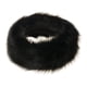 thumbnail image 2 of Diadema de piel sintética para mujer-orejeras peludas de invierno-orejeras esponjosas de tiempo frío que cubren las rusas - Negro Salvador Dali Diademas calentadoras de orejas de piel, 2 of 6