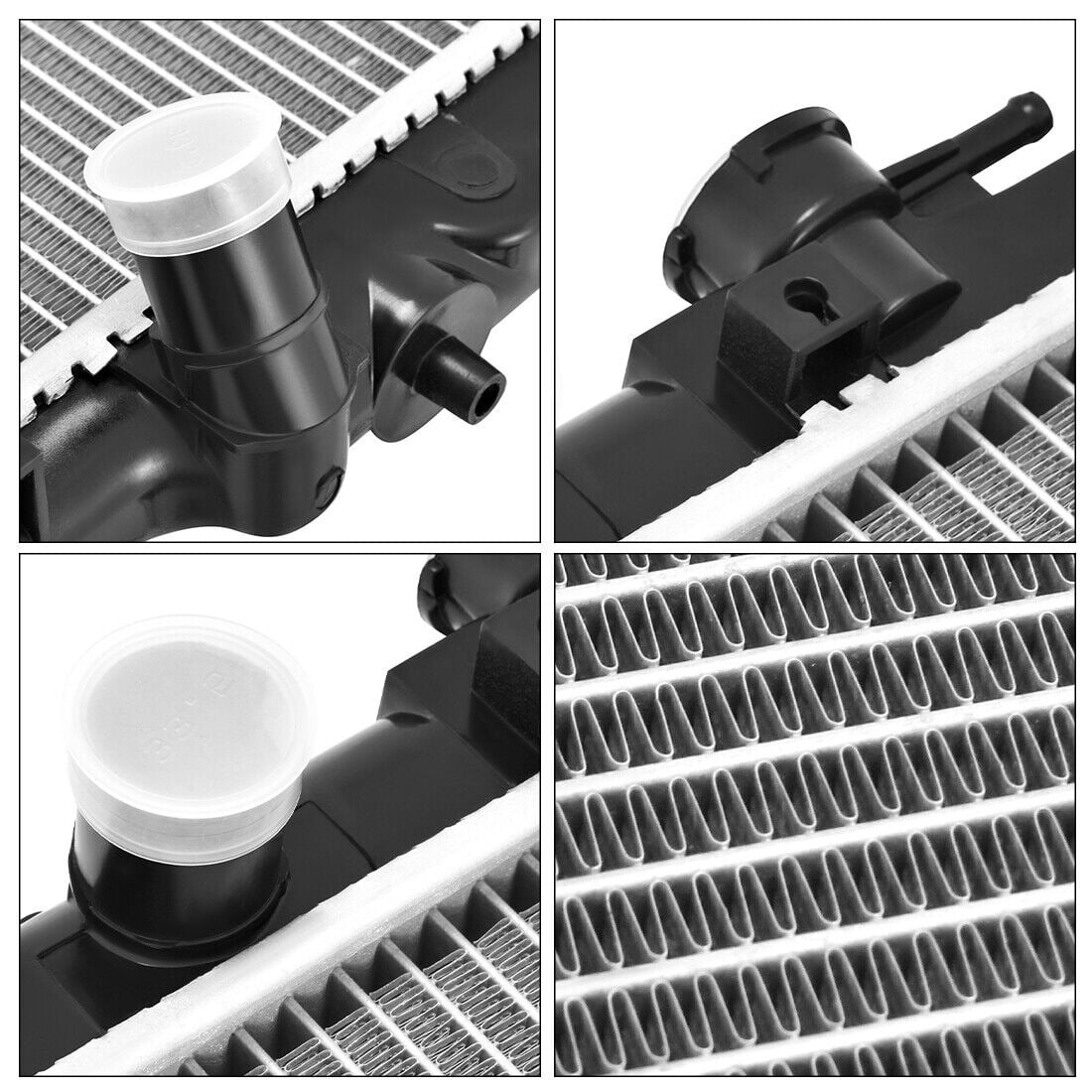 Ledkingdomus Radiator Compatible with 2003 2004 2005 2006 2007 Accord 3.0L V6 Coupe EX EX-L LX SE Edition