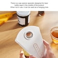 thumbnail image 4 of Naiovety Abridor de latas Herramienta de apertura de tarro de mermelada antideslizante Removedor de tapa de botella de bebida Gadget de cocina de forma Cocina y Comedor Blanco Naiovety HA011011-01, 4 of 6