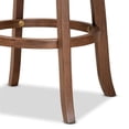 thumbnail image 5 of Bowery Hill Grey and Walnut Brown Finished Wood 2-Piece Bar Stool Set, 5 of 8