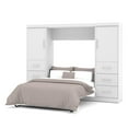 thumbnail image 3 of Nebula by Bestar 109" Full Wall Bed Kit with 2 Storage Units in White, 3 of 3