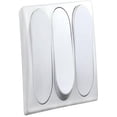 thumbnail image 1 of Interruptor Modular Triple Blanco JR Products 13595 12V, 1 of 1