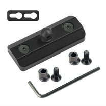 Xaegistac Keymod Bipod Adapter Mount for Keymod System - Includes 4 Keymod Screws & 4 Locking Nuts and 1 Wrench