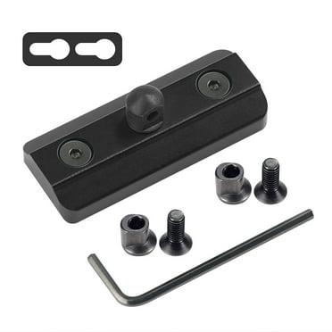 Xaegistac Keymod Bipod Adapter Mount for Keymod System - Includes 4 Keymod Screws & 4 Locking Nuts and 1 Wrench