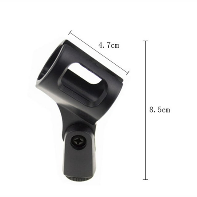 Universal Microphone Clip Clamp with Adapter for Handheld Mic Mount Holder Stand
