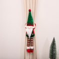 thumbnail image 3 of ZHAOCHENG 2 piezas de decoraciones navideñas, elfos, parejas, cortinas, brazos, muñeco de Rudolph, muñeco de nieve, cortinas, lazos, festival, ventana, arreglo de escenario, 3 of 5