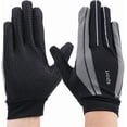 thumbnail image 2 of HUGFEGWE Summer Driving Gloves Men Anti-UV Protection Sunscreen Touchscreen Cooling Mesh Breathable Gloves Cycling Riding Full Palm Sport Non-Slip Grip Motorcycle Golf Mittens CJB91-106786, 2 of 7