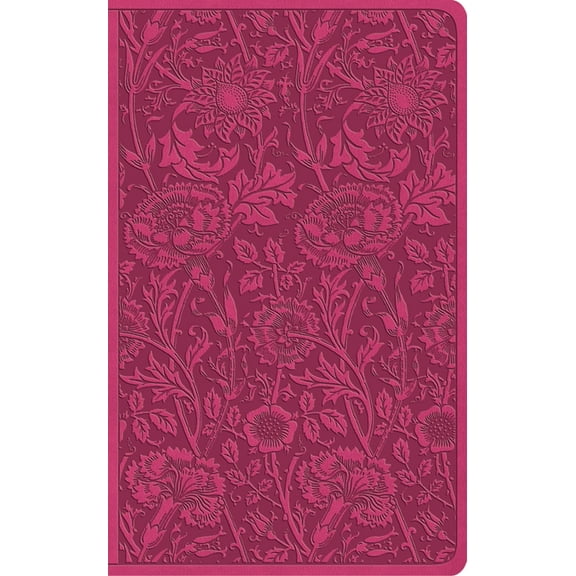 ESV Vest Pocket New Testament with Psalms and Proverbs, Red Letter (Trutone, Berry, Floral Design), (Hardcover)