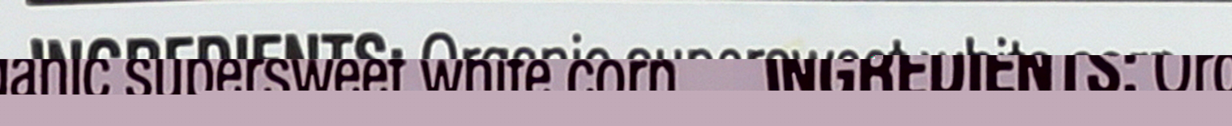 thumbnail image 3 of Woodstock Farms Organic Supersweet White Corn, 10 Ounce -- 12 per Case., 3 of 3