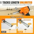 thumbnail image 3 of KAMSIN K1620 Pneumatic Decorative Nailer 41/64''(16.2mm) Diameter Air Upholstery Tacks Gun for Furniture, 3 of 7