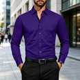 thumbnail image 2 of SRZYMJ Mens Dress Shirts Free Long Sleeve Button Down Shirts, 2 of 4